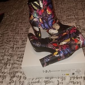 Beautiful butterfly boots